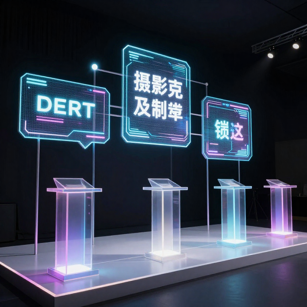 Design workshop with material samples and lighting tests